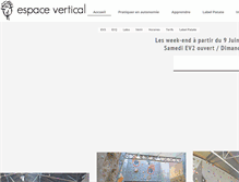 Tablet Screenshot of espacevertical.com